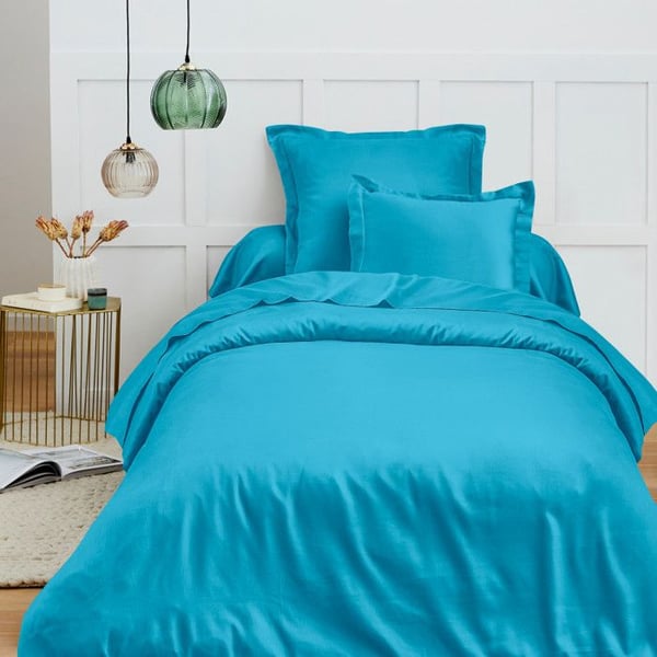 Påslakan 140 x 200 cm "Premium" för enkelsäng - Premium Cyan