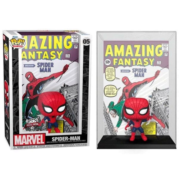 Figurine Funko POP - FUNKO - Amazing Spiderman - Exklusiv - Detaljerad - Röd
