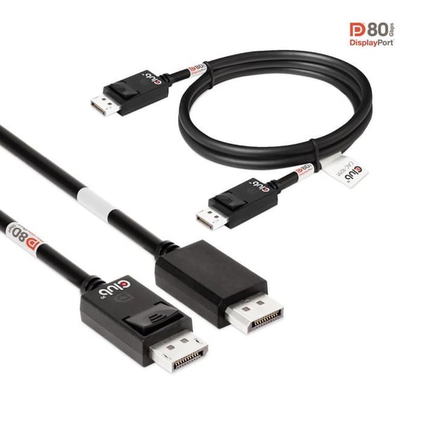 Câble DisplayPort 2.1 - CLUB3D - CAC-1091 - 1,2 m - 10K/8K/4K - Bi-directionnel