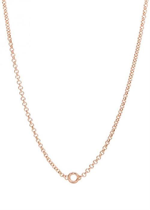 Halsband - ROSATO - RZC004 - Silver 925 ‰ - Galvaniserad roséguld - 41 cm