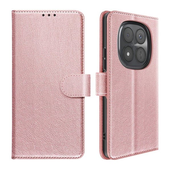 Xiaomi Redmi Note 15 Pro Plus 5G Chesterfield Plånboksfodral Ställfunktion Rosa