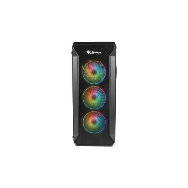 Tornfodral Midi - Natec - Genesis Case Irid 505 ARGB - RGB - USB 3.0 - Kompatibel med moderkort