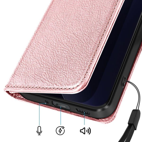 Xiaomi Redmi Note 15 Pro Plus 5G Chesterfield Plånboksfodral Ställfunktion Rosa