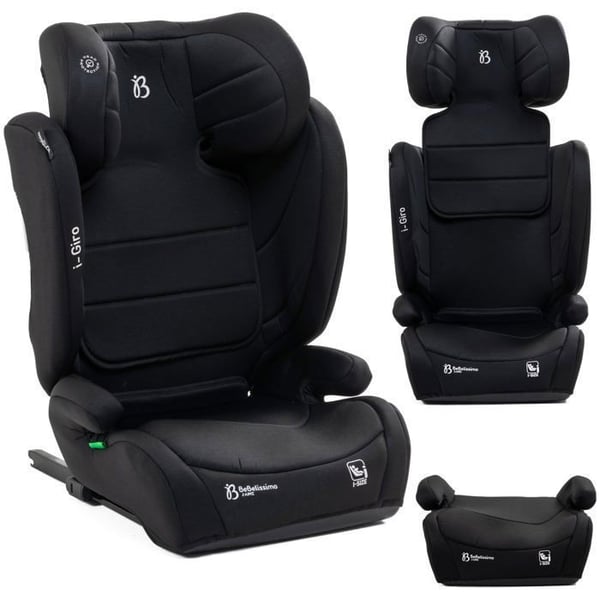 BEBELISSIMO - Isofix bilbarnstol - I-size booster - 100 -150cm - i- Giro - svart