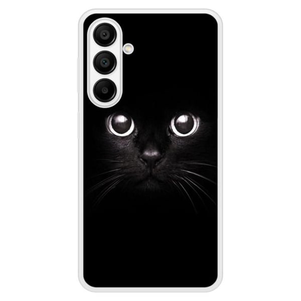 Coque i förstärkt silikon med tryck kompatibel med Samsung Galaxy A15 Kattögon