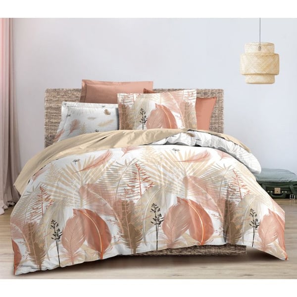 Sängkläder 3P "Louna" 240 x 220 cm Fjädrar Multi 100% Bomull