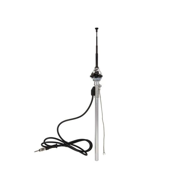 Universell passiv AM/FM teleskopantenn svart Ø38mm