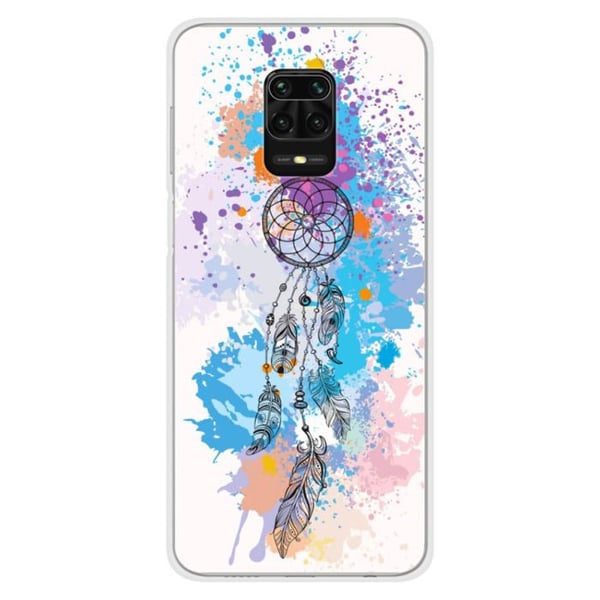 1001Coques - Silikonfodral kompatibelt med Xiaomi Redmi Note 9 Pro - Drömfångarmotiv i färg - Originaldesign tryckt i Frankrike
