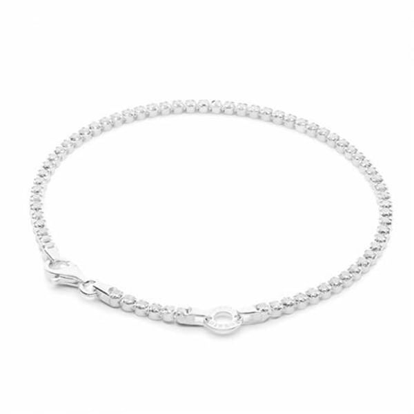 Armband - ROSATO - RZB040 - Silver - Kubiska Zirconer - Längd 16 cm