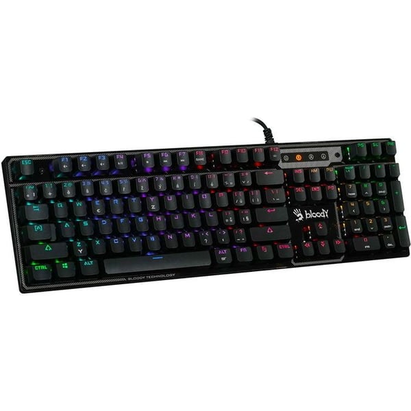 Gamingtangentbord - A4TECH - B750N - Mekanisk - Bakgrundsbelyst - USB-A - Tjeckiska