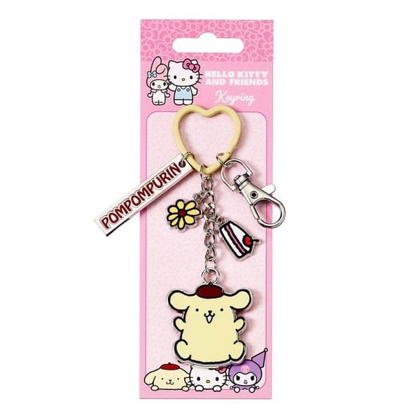 The Carat Shop - Hello Kitty - Nyckelring med Pompompurin-berlocker 15 cm