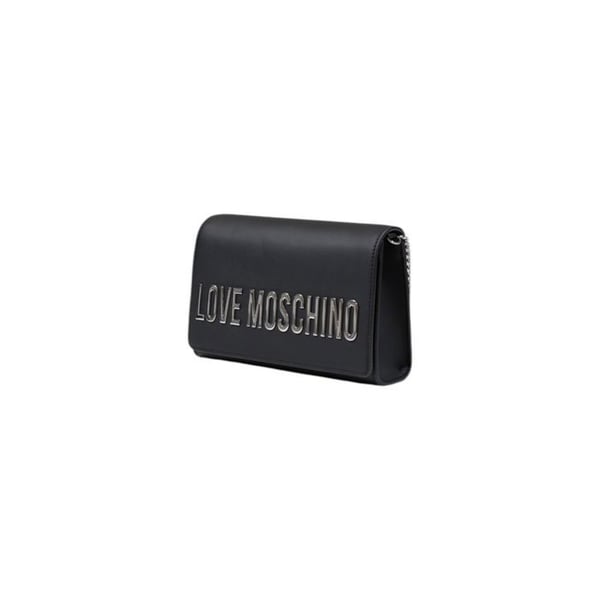 Sort polyethylenet håndtaske Love Moschino