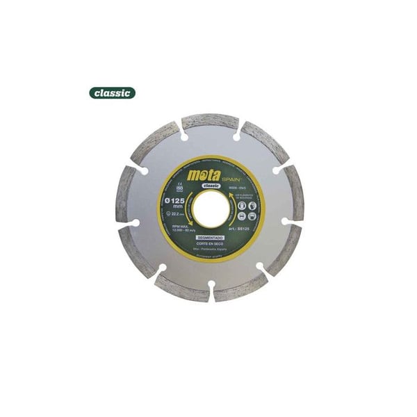 Diamantblad segment laster 125mm ss125 mota