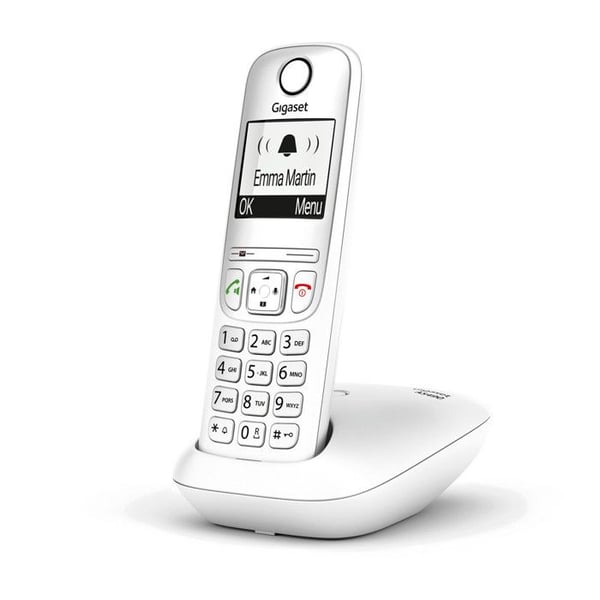 Trådløs telefon - GIGASET - AS490 - Håndfri - 100 stemmer - Batterilevetid 200 timer
