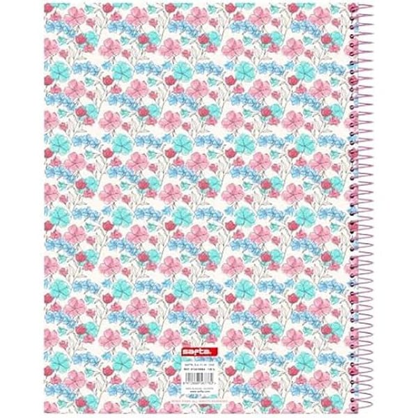 Cahier - SAFTA - Moos Flores - 120 ark - Hårdpärm - A4 för barn