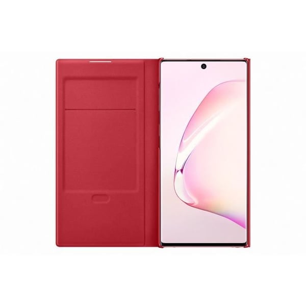 LED View Cover Röd Note10