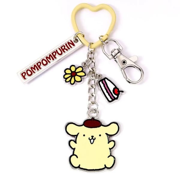 The Carat Shop - Hello Kitty - Nøglering med Pompompurin charms 15 cm