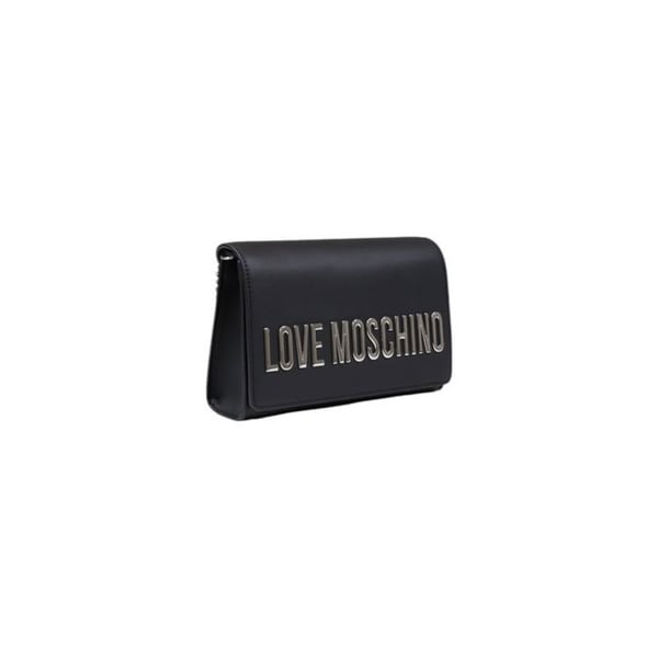 Sort polyethylenet håndtaske Love Moschino