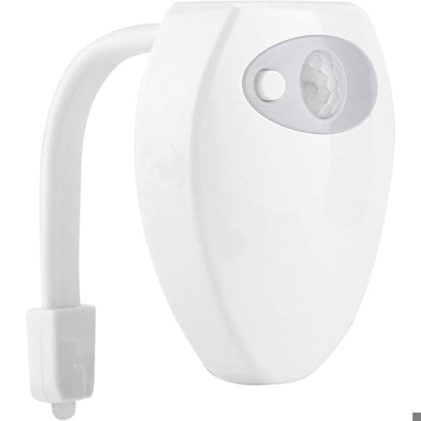 LED-toalettlampa USB-uppladdningsbar med rörelsedetektor nattlampa för WC och badrum