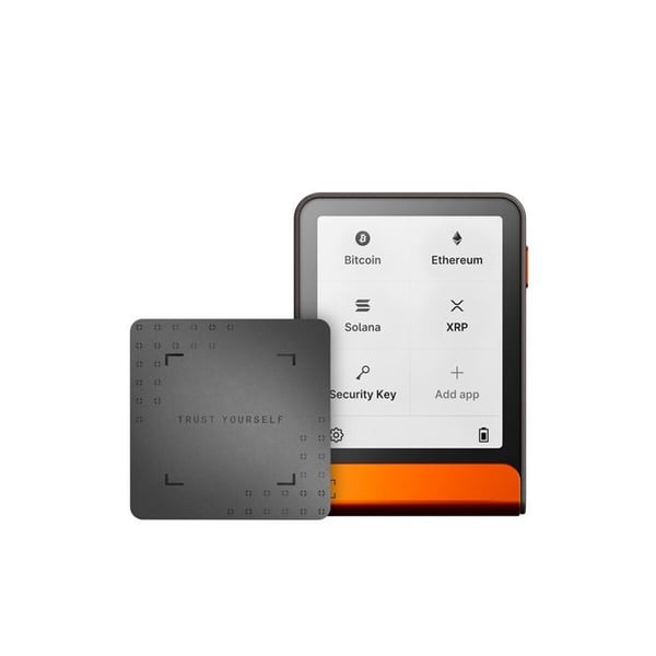 Kryptovaluta plånbok Ledger Flex™ Edition Bitcoin Orange med återställningsnyckel inkluderad