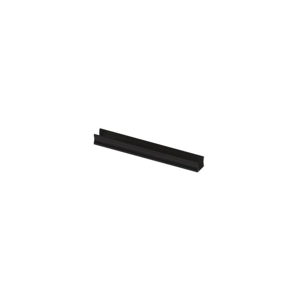 Slimline 15 Mm - Aluminiumprofil för LED-remsa - Anodiserad svart - 2 M