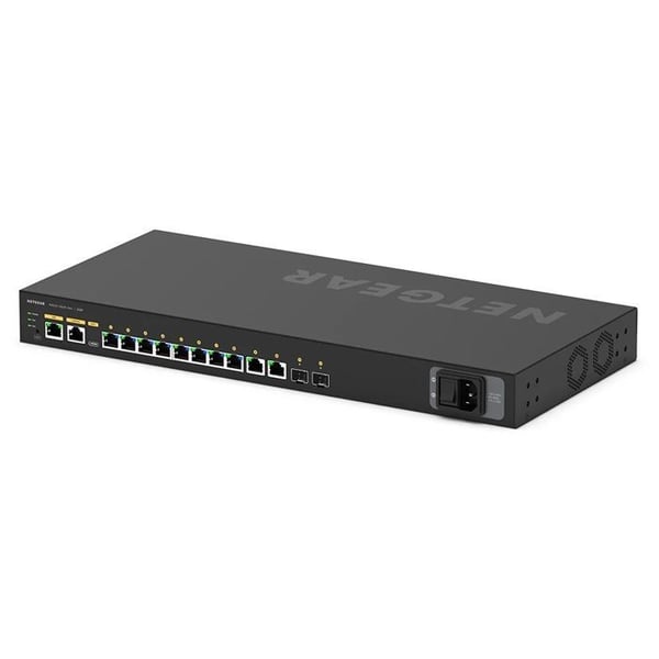 Switch - NETGEAR - M4250-10G2F-PoE+ - 10 x 10/100/1000 - 2 x Gigabit SFP - PoE+ 125W