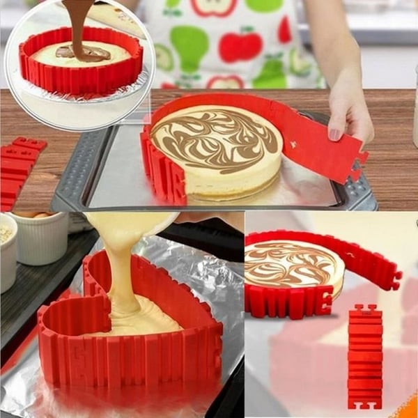 Muffinsform - Magic Bake - Silikon - Flexibel - 4 delar - Värmebeständig