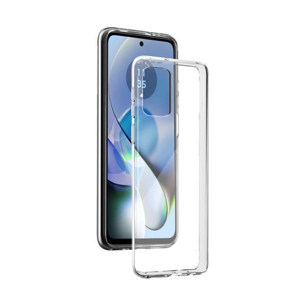 Telefonfodral - BIGBEN CONNECTED - Motorola G54 5G - Mjukt i TPU - Transparent - Gulnar inte Telefonfodral - BIGBEN CONNECTED - Motorola G54 5G - Mjukt i TPU - Transparent - Gulnar inte