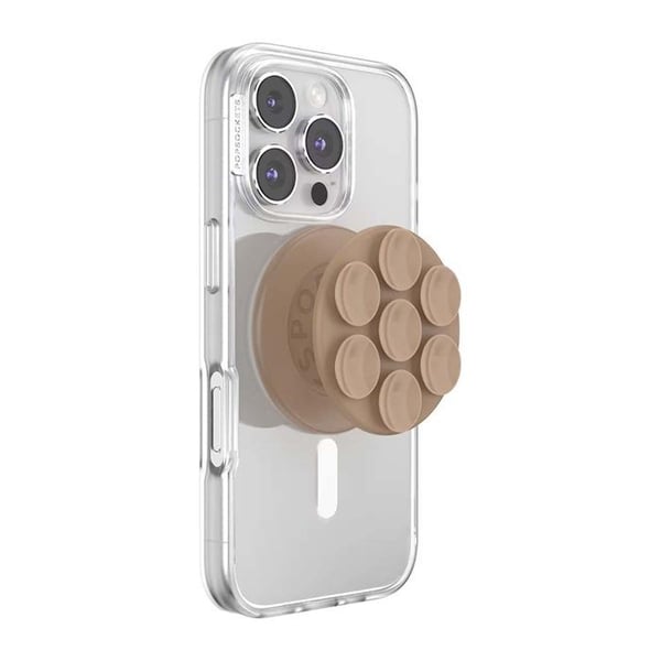Support PopGrip MagSafe för Smartphone Collection Suck-Up PopSockets Brun