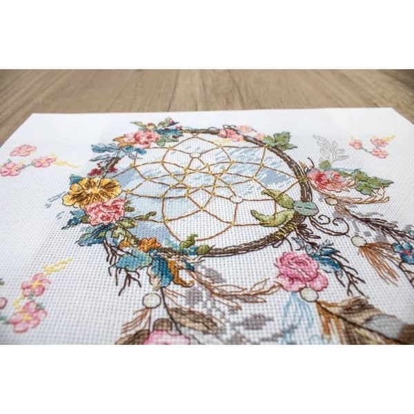 LetiStitch korsstygnsset - Vårdrömmar 29x31 cm