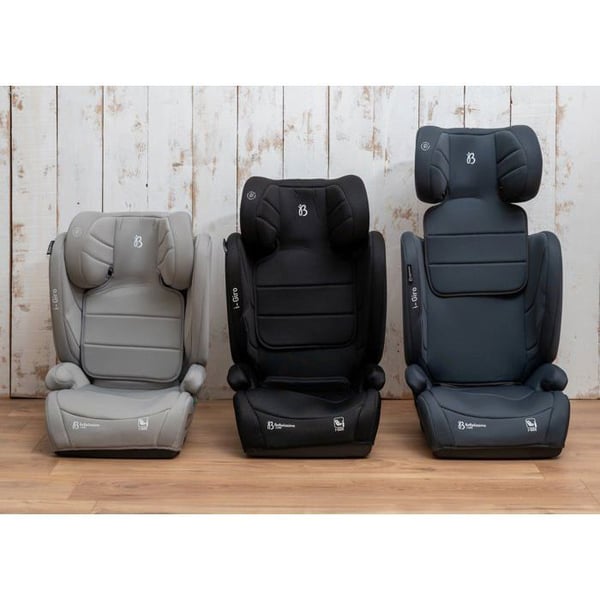 BEBELISSIMO - Isofix bilbarnstol - I-size booster - 100 -150cm - i- Giro - mörkgrå