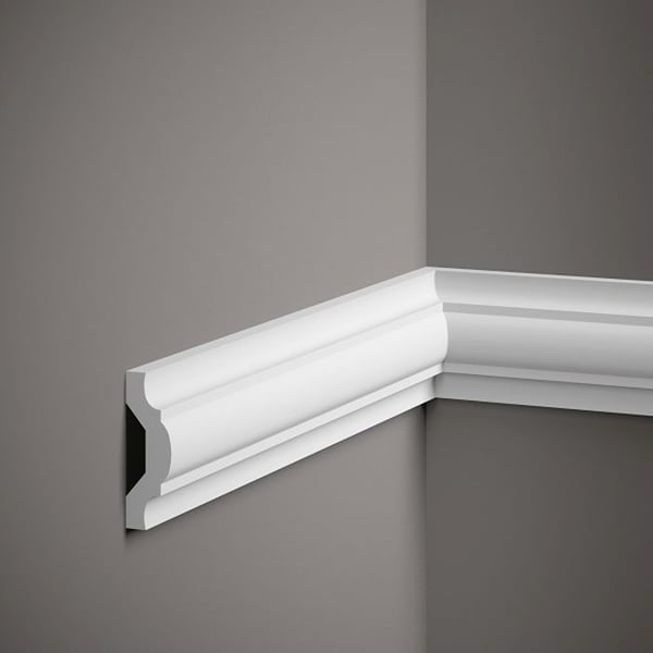 Mardom vägglist MDD351 Profoam 25 x 76 x 2000 mm vit dekorativ stucklist