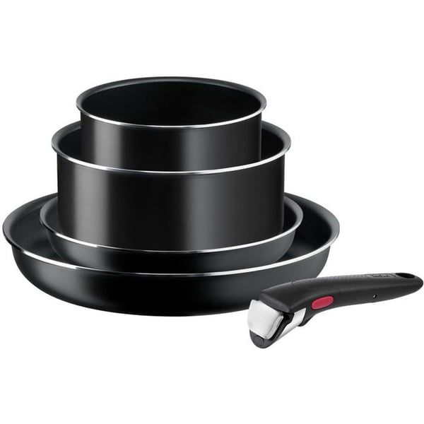 Køkkenredskaber - TEFAL - Ingenio Easy Cook N Clean - 5 dele - Aluminium - Non-stick