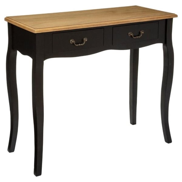 Atmosphera "Chrysta" 2-lådor dekorativ konsol - Svart