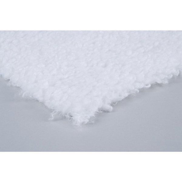 Nalle i plysch, vit, 50x35cm, 600g/m², 1 st.