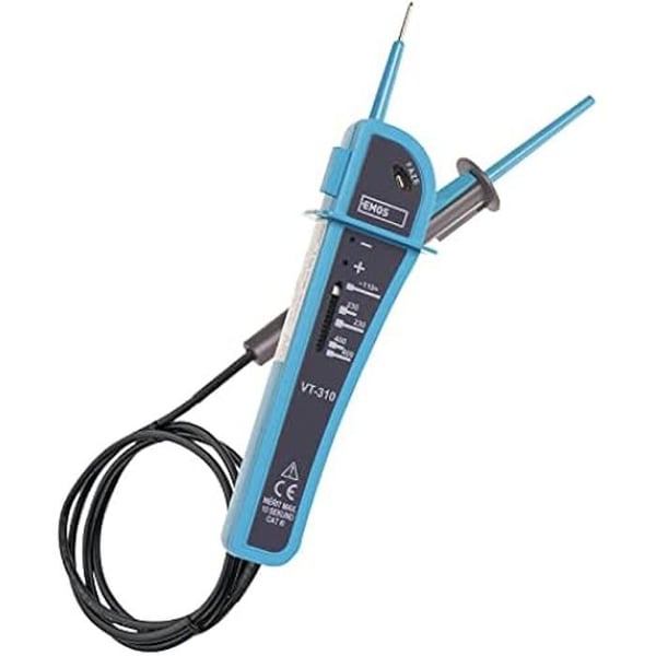 Spänningsprovare - EMOS - 2 poler - CAT III - 110-400V - AC/DC - IP54