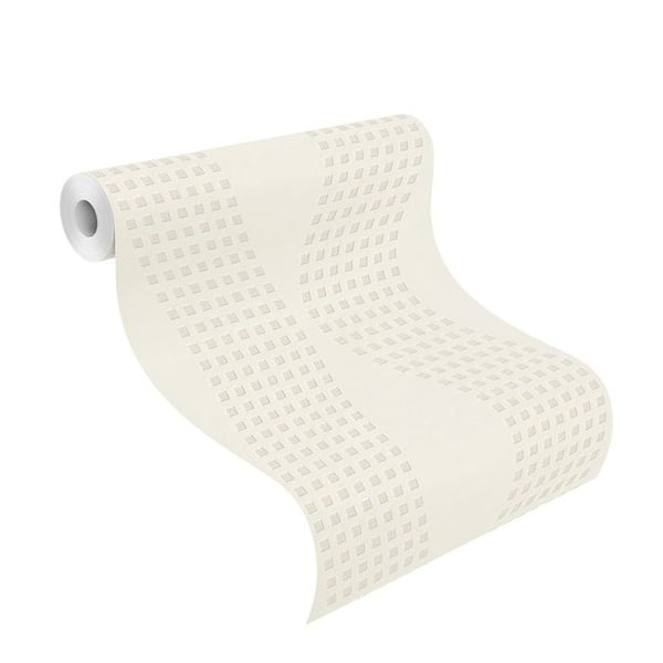 Non-woven tapet 103670 non-woven enfärgad tapet 53 x 1005 cm Rasch Wallton 2025 beige vit