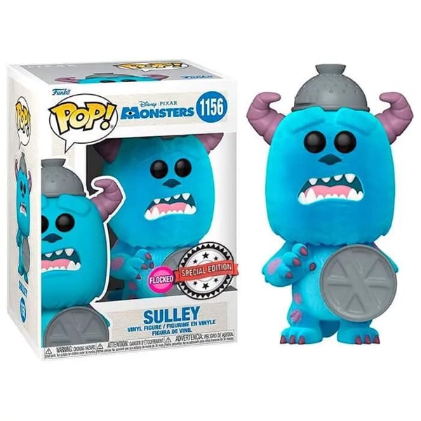 Figurine - FUNKO - Sulley med Lock Flocked - 20-årsjubileum - Flerfärgad - Inomhus- USED