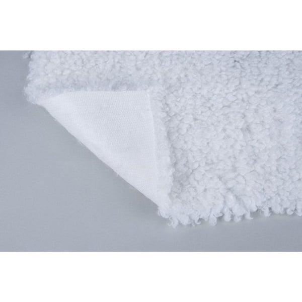 Nalle i plysch, vit, 50x35cm, 600g/m², 1 st.
