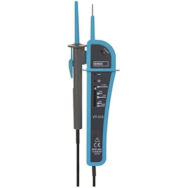 Spänningsprovare - EMOS - 2 poler - CAT III - 110-400V - AC/DC - IP54