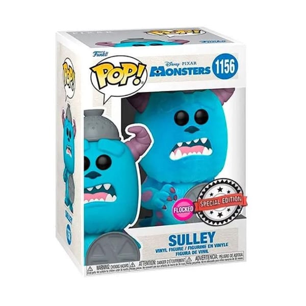 Figurine - FUNKO - Sulley med Lock Flocked - 20-årsjubileum - Flerfärgad - Inomhus- USED