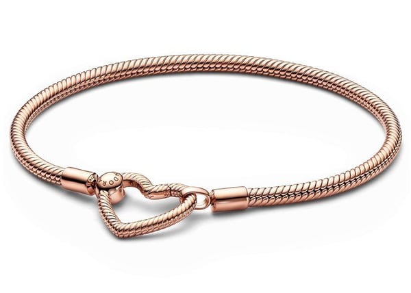 Armband Kvinna - 582257C00-17 - Silver 925 - Roséguld - 17 cm - Torque Stil