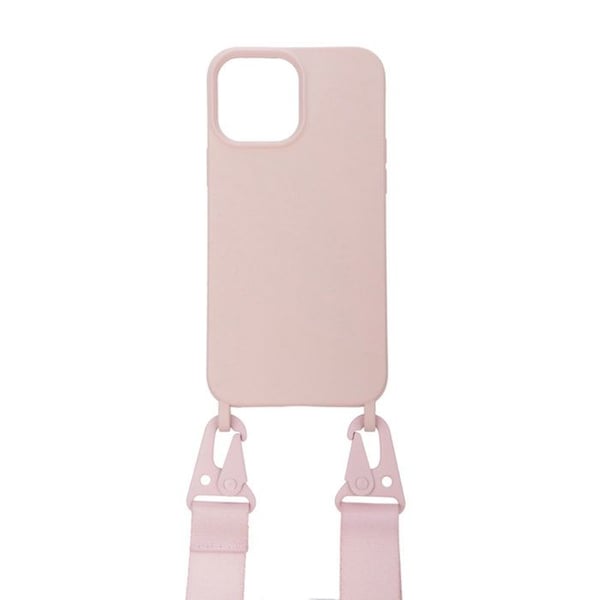 Skal för iPhone 13 Pro - AVIZAR - Ultrarobust - Trådlös laddning - Rosa - Mjuk