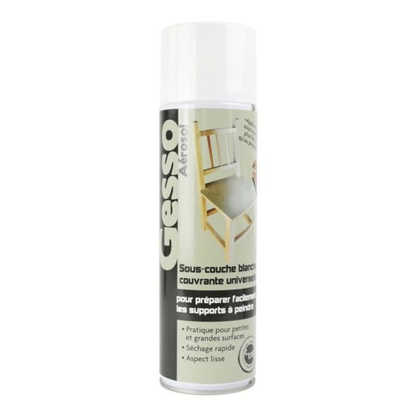 MégaCréa DIY - Spray Gesso Vit Grundfärg 400 ml