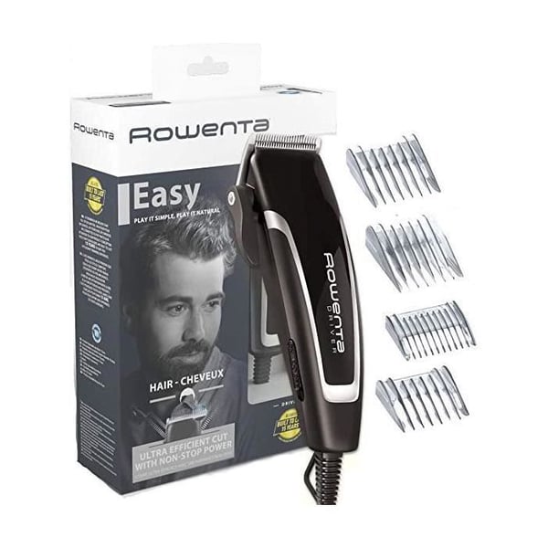 Hårtrimmer - ROWENTA - TN1603F0 - Rostfritt stål - Trådlös - Svart