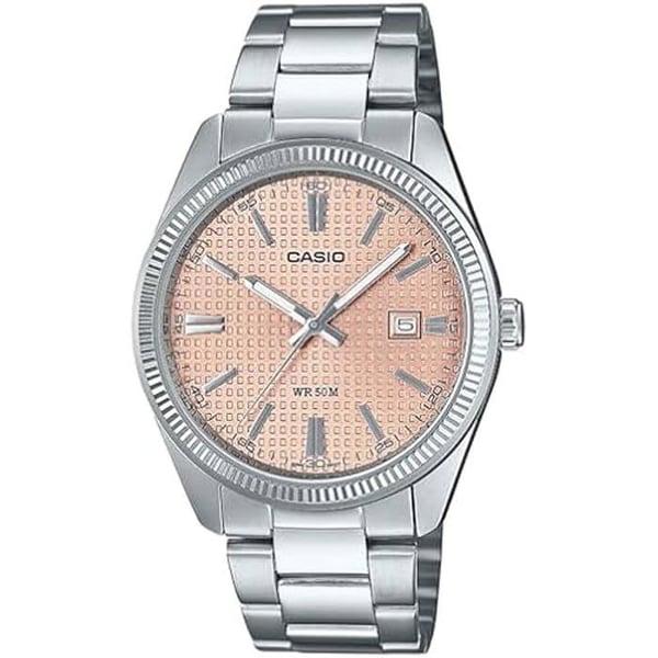 Klocka - CASIO - Kollektion Mod. Datum-Golfboll DIAL - Rosa - Läder - Kvarts - Dam