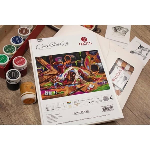 Broderikit Luca-S Valp Picasso