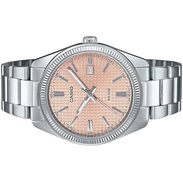 Klocka - CASIO - Kollektion Mod. Datum-Golfboll DIAL - Rosa - Läder - Kvarts - Dam