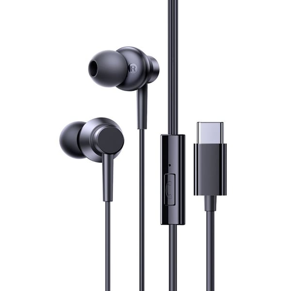 Trådbundna hörlurar av typ C - Baseus Encok CZ11 (A0016434300113-Z1) - Cluster Black
