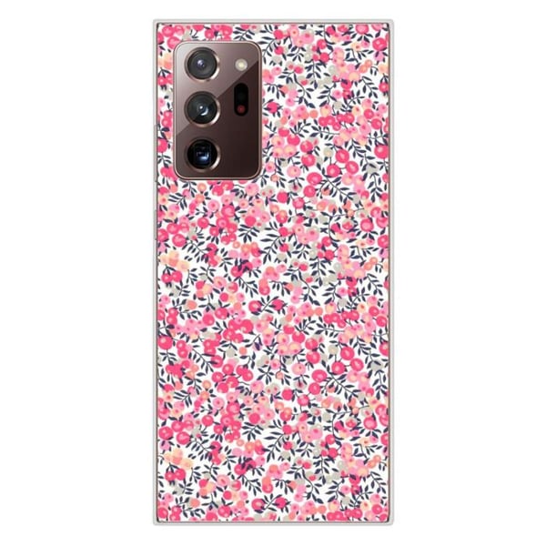 1001Coques - Silikonfodral kompatibelt med Samsung Galaxy Note 20 Ultra - Liberty Wiltshire Rose-mönster - Originaldesign tryckt i
